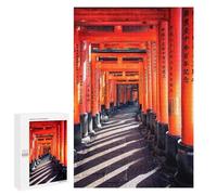 Rompecabezas para Adolescentes 1000 PCS Shrine In Kyoto Rompecabezas para Adultos Juego Familiar Decoración Desafiante De Completar 1000 PCS