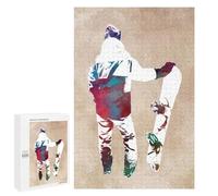 Rompecabezas para Adolescentes 1000 PCS Snowboard Sport Art Rompecabezas para Adultos Juegos Relajantes Decoración Perfecta Regalos De Cumpleaños Y Únicos 1000 PCS