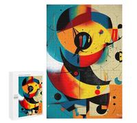 Rompecabezas Para Adolescentes 1000 PCS Solar Orbit - Cosmic Abstract Geometry in Cyan, Vermillion, And Gold Rompecabezas Juguetes Antiestrés Corte De Precisión Interacción Entre Padres E Hijos 1000 P