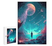 Rompecabezas para Adolescentes 1000 PCS Space Explorer's Journey -9 Rompecabezas Juguetes Antiestrés Decoración Diversión En Casa Actividades, 1000 PCS