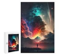 Rompecabezas para Adolescentes 1000 PCS Starry Sky Reflections -3 Rompecabezas para Adultos Juegos Relajantes Carrera De Velocidad Manual Desafiante De Completar 1000 PCS