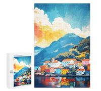 Rompecabezas para Adolescentes 1000 PCS The Azores Art Rompecabezas para Adultos Juego De Ingenio Decoración del Hogar Regalos para Reducir El Estrés 1000 PCS