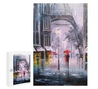 Rompecabezas para Adolescentes 1000 PCS The First Snow in Paris Rompecabezas para Adolescentes Juegos Relajantes Regalos para Mujeres Actividades Divertidas En Casa 1000 PCS