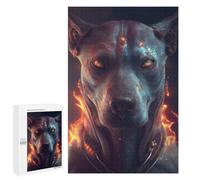 Rompecabezas para Adolescentes 1000 PCS The God Eyes in A Dog Rompecabezas para Adultos Juego De Ingenio Decoración del Hogar Regalos para Reducir El Estrés 1000 PCS