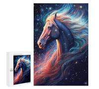 Rompecabezas para Adolescentes 1000 PCS The Horse In The Stars Rompecabezas para Adolescentes Juegos Relajantes Regalos para Mujeres Actividades Divertidas En Casa 1000 PCS