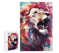 Rompecabezas para Adolescentes 1000 PCS The Kings Roar Rompecabezas para Adolescentes Juegos Relajantes Regalos para Mujeres Actividades Divertidas En Casa 1000 PCS