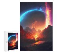 Rompecabezas para Adolescentes 1000 PCS Universe Realm Landscape Rompecabezas para Adultos Juegos Relajantes Pero Divertidos Y Humorísticos 1000 PCS