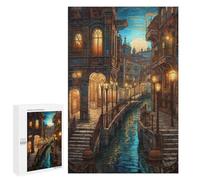 Rompecabezas para Adolescentes 1000 PCS Venice Italy Travel Art Rompecabezas para Adultos Juegos Relajantes Pero Divertidos Y Humorísticos 1000 PCS