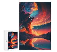 Rompecabezas para Adolescentes 1000 PCS Volcanic Sky Reflections Rompecabezas para Adultos Juegos Relajantes Desafío Difícil Desafío Educativo 1000 PCS