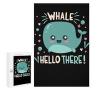 Rompecabezas para Adolescentes 1000 PCS Whale Hello There Rompecabezas para Adultos Juego Práctico Carrera De Velocidad Manual Desafío Educativo 1000 PCS