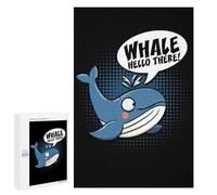 Rompecabezas para Adolescentes 1000 PCS Whale Hello There Rompecabezas para Adultos Juguetes Antiestrés Arte De Pared Interacción Entre Padres E Hijos 1000 PCS