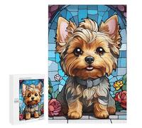 Rompecabezas para Adolescentes 1000 PCS Yorkshire Terrier Rompecabezas para Adultos Juego Familiar Decoración Desafiante De Completar 1000 PCS