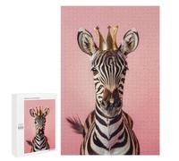 Rompecabezas para Adolescentes 1000 PCS Zebra King Rompecabezas para Adultos Juego De Ingenio Decoración del Hogar Regalos para Reducir El Estrés 1000 PCS