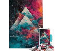 Rompecabezas para Adolescentes 1000 Piezas Abismo cromático Rompecabezas para Adolescentes Juegos Divertidos Corte de precisión cumpleaños (tamaño 38x52cm)