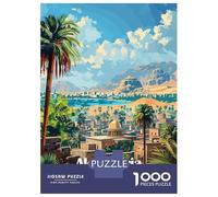 Rompecabezas para Adolescentes 1000 Piezas Alexandria, Egypt Travel Rompecabezas para Adultos Juegos De Relajación Corte De Precisión Oferta como Regalo para Toda La Familia 70x50cm/1000pcs