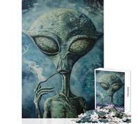 Rompecabezas para Adolescentes 1000 Piezas Alien Art LXVII decoración del hogar Juguetes Regalo de cumpleaños Juegos relajantes colección de Artistas Bellas Artes tamaño 50x75cm