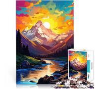 Rompecabezas para Adolescentes 1000 Piezas Amantes de Las montañas Juegos educativos Decoración del hogar Apto para Parejas 50x70cm