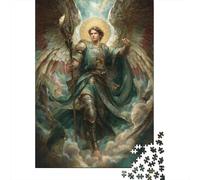 Rompecabezas para Adolescentes 1000 Piezas Angel Warrior Statue Rompecabezas para Adolescentes Juegos Relajantes Decoración Interacción Entre Padres E Hijos 70x50cm/1000pcs