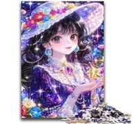 Rompecabezas para Adolescentes, 1000 Piezas, Anime, Chica, Mago, Juguetes, Juegos educativos, antiestrés, adecuados para decoración de Escritorio, 50x75cm