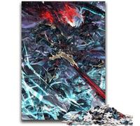 Rompecabezas para Adolescentes, 1000 Piezas, Anime Demon King, para aliviar el estrés, para Pasar el rato en casa, con póster a Juego y Hoja de Trivia de 26x38cm