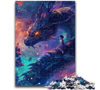 Rompecabezas para Adolescentes, 1000 Piezas, Anime Dragones, Staycation, Kill Time, con Piezas aleatorias entrelazadas, 26x38cm
