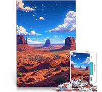 Rompecabezas para Adolescentes 1000 Piezas Arte de píxeles de la Naturaleza de Utah Juegos de relajación Obra de Arte 38x26cm