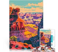 Rompecabezas para Adolescentes 1000 Piezas Arte del Gran Cañón, Arizona Rompecabezas Cada Pieza es única: un desafiante y Divertido Juego Familiar 75x50cm