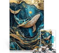 Rompecabezas para Adolescentes 1000 Piezas Arte Kintsugi del Mar Celestial Juegos Divertidos Regalos de cumpleaños, Regalos, Arte Mural 75x50cm