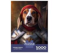 Rompecabezas para Adolescentes 1000 Piezas Beagle in Armor Rompecabezas para Adultos Juegos Familiares Análisis Y Lógica para Cumpleaños, Navidad 38x26cm/1000pcs