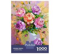 Rompecabezas para Adolescentes 1000 Piezas Bouquet of Roses Rompecabezas para Adultos Juegos Relajantes Análisis Y Lógica para Cumpleaños, Navidad 70x50cm/1000pcs