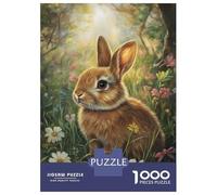 Rompecabezas para Adolescentes 1000 Piezas Bunny in Bloom-2 Rompecabezas para Adultos Juegos Relajantes Análisis Y Lógica para Cumpleaños, Navidad 38x26cm/1000pcs