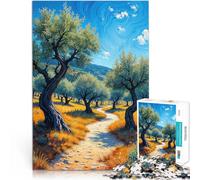Rompecabezas para Adolescentes 1000 Piezas Camino del Olivar Juguete Educativo Intelectual descompresor Cumpleaños 75x50cm