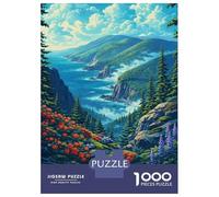 Rompecabezas para Adolescentes 1000 Piezas Cape Breton Highlands National Park Rompecabezas para Adultos Juguete Decoración De Pared Corte De Precisión Ayuda A Ejercitar El Cerebro 38x26cm/1000pcs