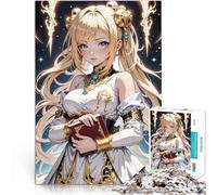 Rompecabezas para Adolescentes 1000 Piezas Chica de Anime con Libro Entrena tu Cerebro y Tus Manos Mejorar el Amor Entre Parejas 52x38cm