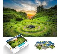Rompecabezas para Adolescentes 1000 Piezas Ciudad de la Isla de Skye, Escocia Juegos Divertidos Decoración hogar 52x38cm