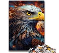 Rompecabezas para Adolescentes, 1000 Piezas Coloridas de águilas para Adultos, Ideal para aliviar el estrés, Pasar el rato en casa e interactuar Entre Padres e Hijos (50x75cm)