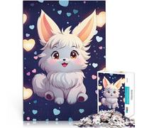 Rompecabezas para Adolescentes 1000 Piezas Conejito Alivia el estrés Vacaciones en casa Matar el Tiempo Regalo de cumpleaños, Regalos 38x26cm