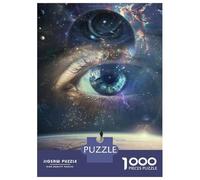 Rompecabezas para Adolescentes 1000 Piezas Cosmic Eye Fantasy Art Rompecabezas para Adolescentes Juegos Relajantes Decoración Interacción Entre Padres E Hijos 52x38cm/1000pcs
