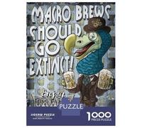 Rompecabezas para Adolescentes 1000 Piezas Craft Beer Dodo Bird Rompecabezas para Adultos Juguetes Antiestrés Patrón De Montaje Oferta como Regalo para Toda La Familia 70x50cm/1000pcs