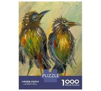 Rompecabezas para Adolescentes 1000 Piezas Crows Waiting for Rain Rompecabezas para Adultos Juegos De Relajación Corte De Precisión Oferta como Regalo para Toda La Familia 70x50cm/1000pcs