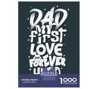 Rompecabezas para Adolescentes 1000 Piezas Dad My First Love Rompecabezas para Adolescentes Juegos Relajantes Decoración Interacción Entre Padres E Hijos 52x38cm/1000pcs