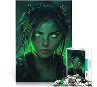 Rompecabezas para Adolescentes 1000 Piezas Dama tóxica Juguetes adictivos Que desafían la Inteligencia Cerebral Ideas de Regalos 52x38cm