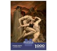 Rompecabezas para Adolescentes 1000 Piezas Dante and Virgil Rompecabezas para Adultos Juegos Divertidos Decoración Interacción Entre Padres E Hijos 52x38cm/1000pcs