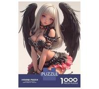Rompecabezas para Adolescentes 1000 Piezas Dark Angel Anime Girl Gaming Rompecabezas para Adultos Juegos Relajantes Regalo De Cumpleaños para Cumpleaños, Navidad 52x38cm/1000pcs