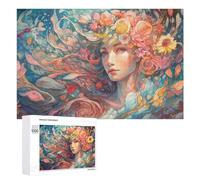 Rompecabezas para adolescentes, 1000 piezas de arte de sirena de fantasía para adultos, juguetes antiestrés, arte de pared, interacción entre padres e hijos, 1000 piezas