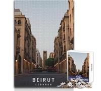 Rompecabezas para Adolescentes: 1000 Piezas de Beirut,un Juego desafiante,Juguetes,análisis y lógica,Regalos para el Amigo Secreto,tamaño 38x26cm
