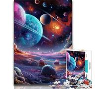 Rompecabezas para Adolescentes: 1000 Piezas de Colores del Universo para Adultos Ideal para aliviar el estrés Pasar el rato en casa interacción Entre Padres e Hijos 75x50cm