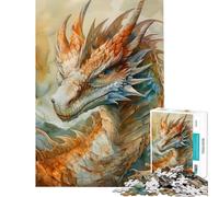 Rompecabezas para Adolescentes 1000 Piezas de Criaturas legendarias de Dragones Un Reto para completar Pero Divertido y con Humor Juego práctico para Mayores de 14 años Juego de Rompecabezas 38x26cm