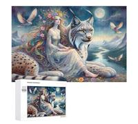 Rompecabezas para adolescentes, 1000 piezas de fantasía, naturaleza, diosa, obras de arte para adolescentes, juegos relajantes, regalos para mujeres, actividades divertidas en casa, 1000 piezas
