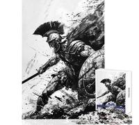 Rompecabezas para Adolescentes: 1000 Piezas de gladiadores Romanos Juguete Educativo Gran Regalo Juegos Divertidos colección de Artistas Bellas Artes tamaño 38x26cm